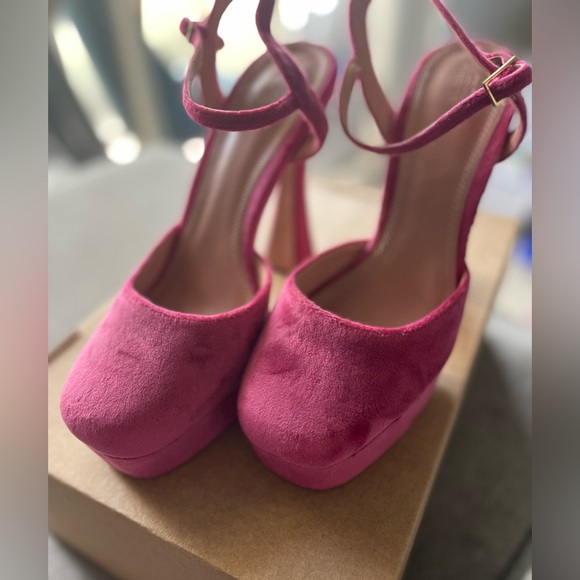 ✨ASOS Designs Pink Platform Heels - Picture 6 of 6